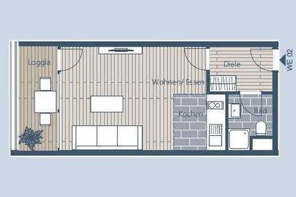 Wohnung Leipzig Altwest - 1 Zimmer, 32 m&sup2;, 110.000&euro; | Angebot:26456315