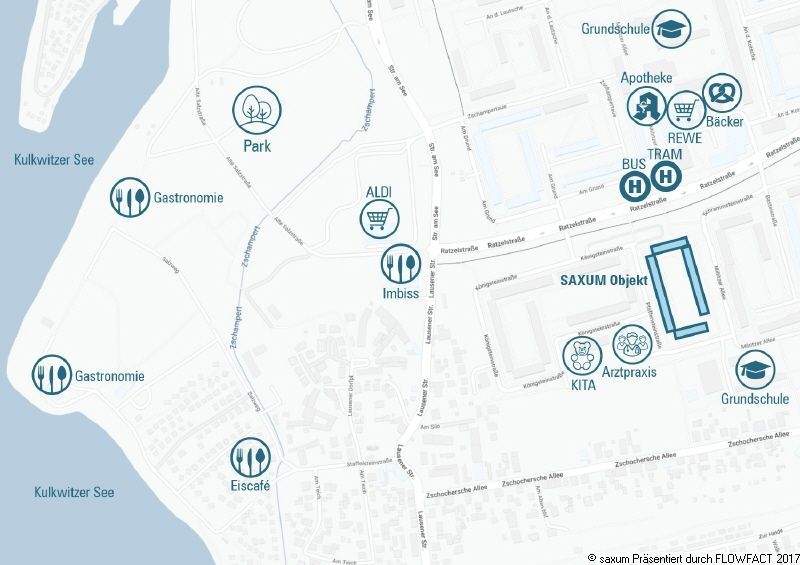 Etagenwohnung Leipzig Lausen-Grünau - 2 Zimmer, 52 m&sup2;, 535&euro; | Angebot:25801186