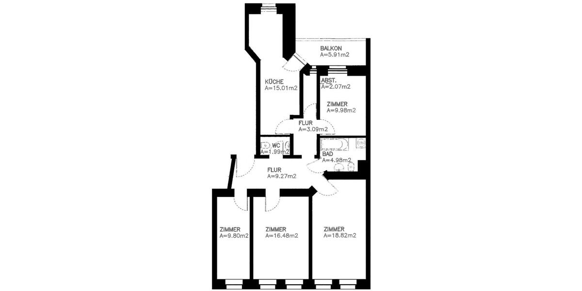 I in Renovierung I gemütliche 4-RW mit Balkon in Gohlis I hochwertige Einbauküche I modernes Bad + Gäste-WC I 4 zimmer