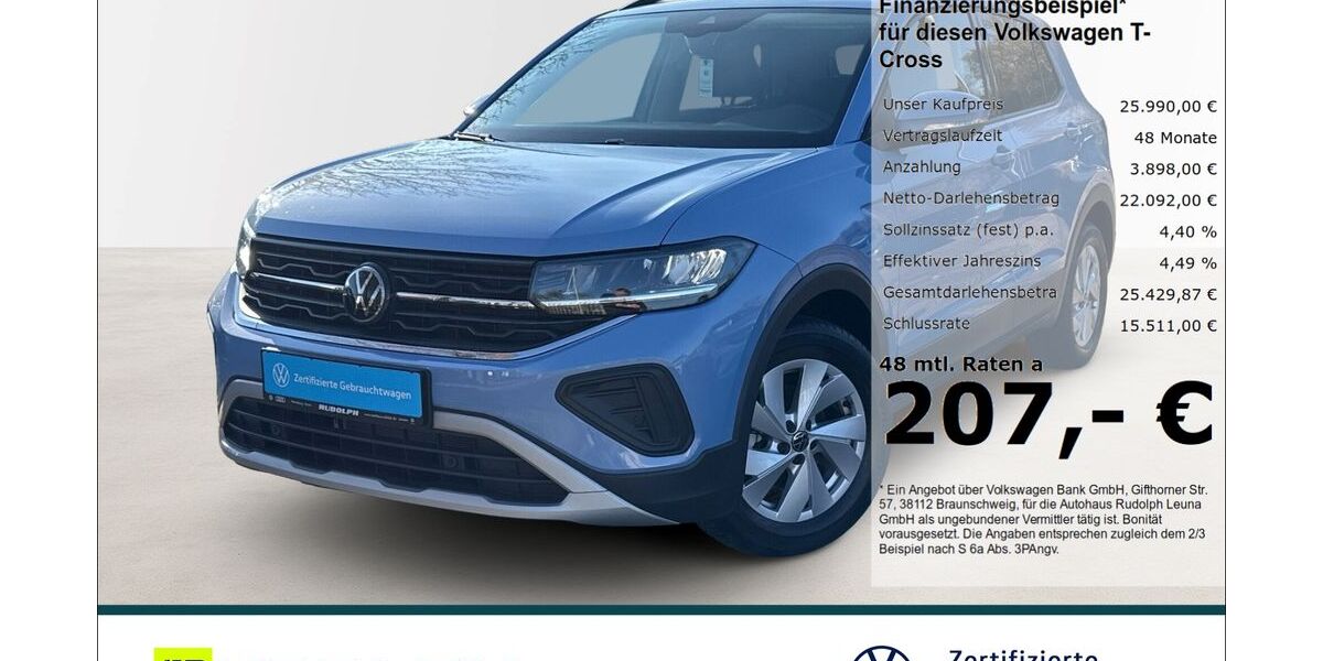 VW T-Cross 5.950 km 19.910 &euro; Leuna 06237