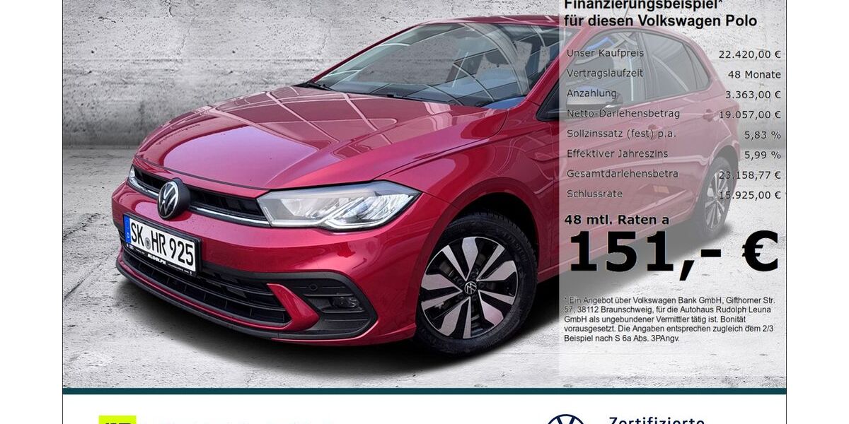 VW Polo 8.100 km 22.420 &euro; Leuna 06237