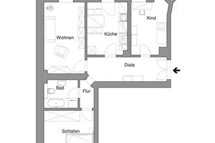 Wohnung Leipzig Mitte - 3 Zimmer, 72 m&sup2;, 325.000&euro; | Angebot:25765237