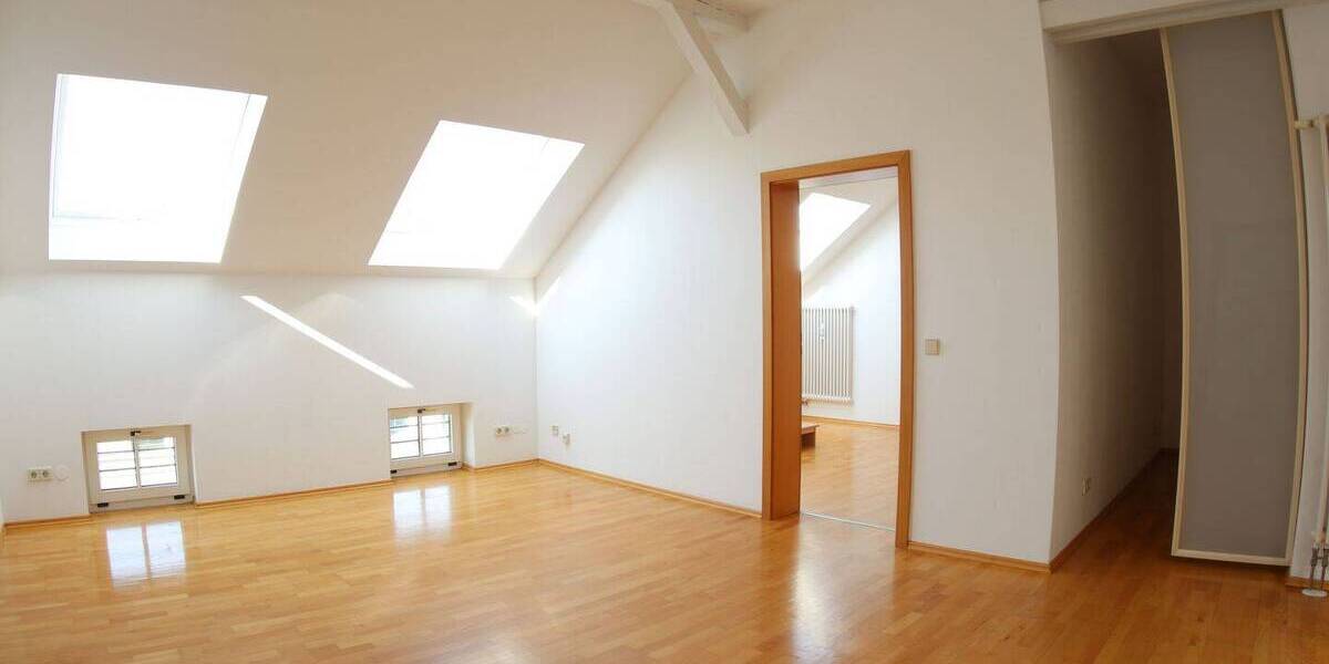 Dachgeschosswohnung mit Panoramablick und großer Terrasse im Herzen Leipzigs 2 zimmer