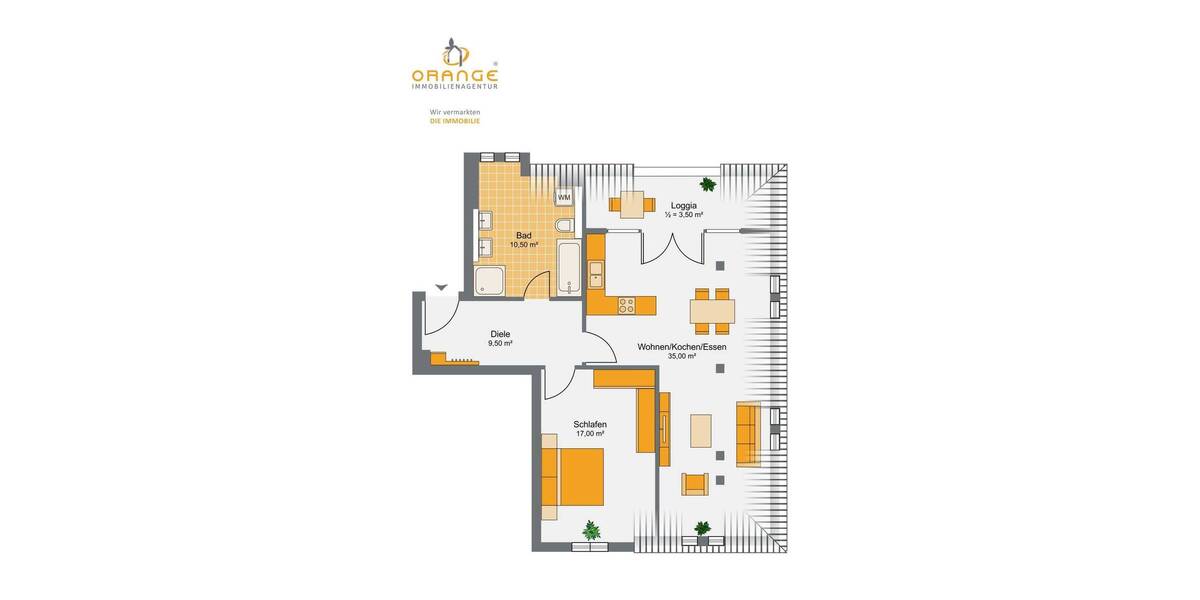 Etagenwohnung Leipzig / Mölkau Mölkau - 2 Zimmer, 75 m&sup2;, 195.000&euro; | Angebot:26867132