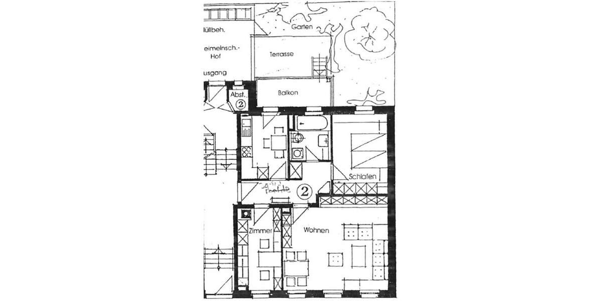 +++ Gohlis Süd, vermietete Familienwohnung mit Gartenanteil! Neue Heizung +++ 3 zimmer