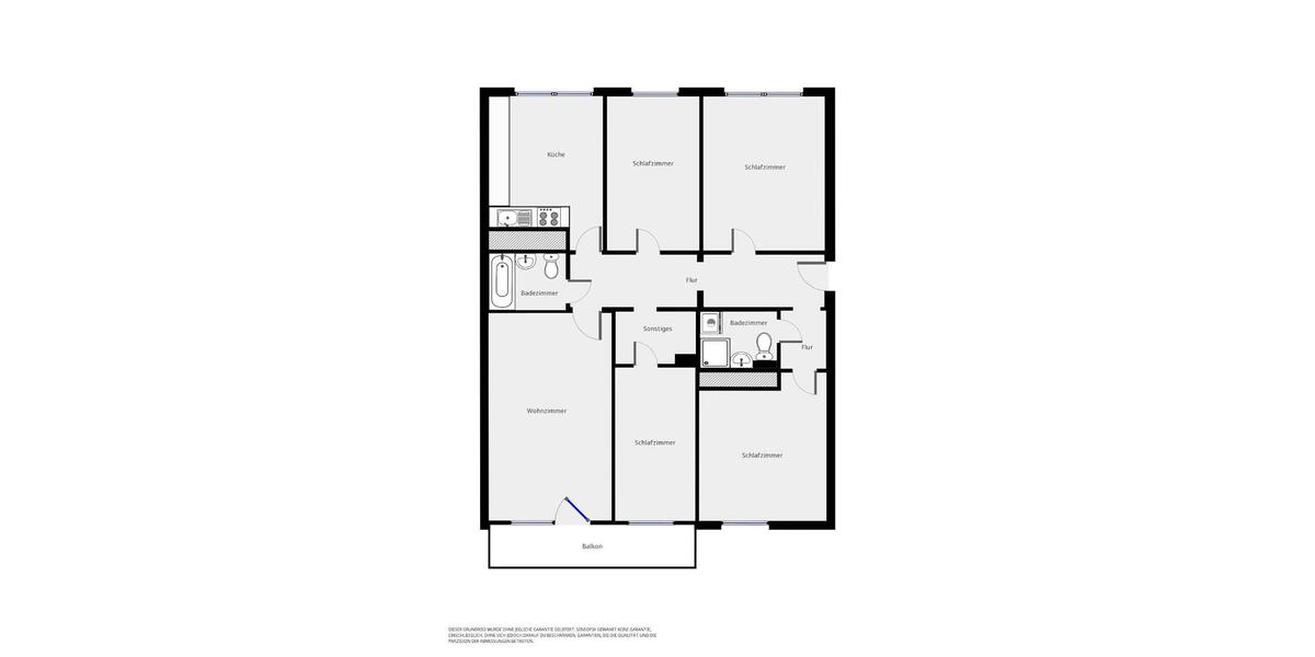 Erdgeschoßwohnung Leipzig West - 5 Zimmer, 109 m&sup2;, 929&euro; | Angebot:25648122