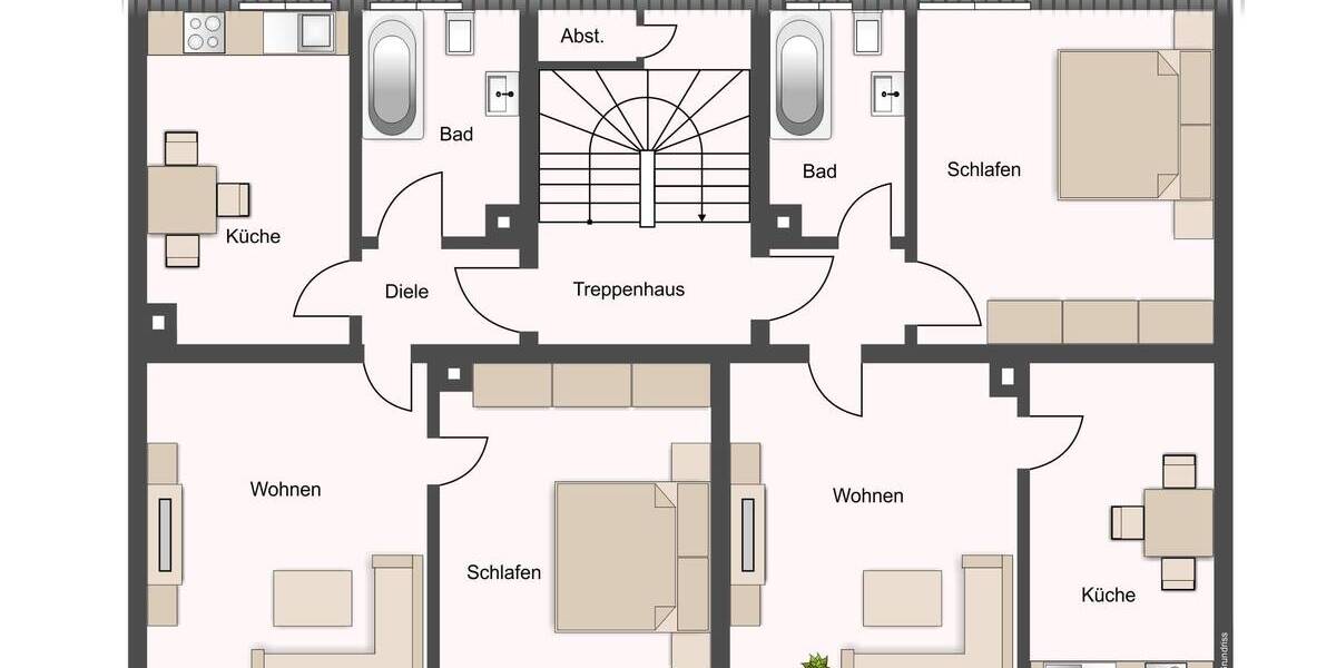 Mehrfamilienhaus, Wohnhaus Leipzig Anger-Crottendorf - 3 Zimmer, 937 m&sup2;, 1.690.000&euro; | Angebot:25673769