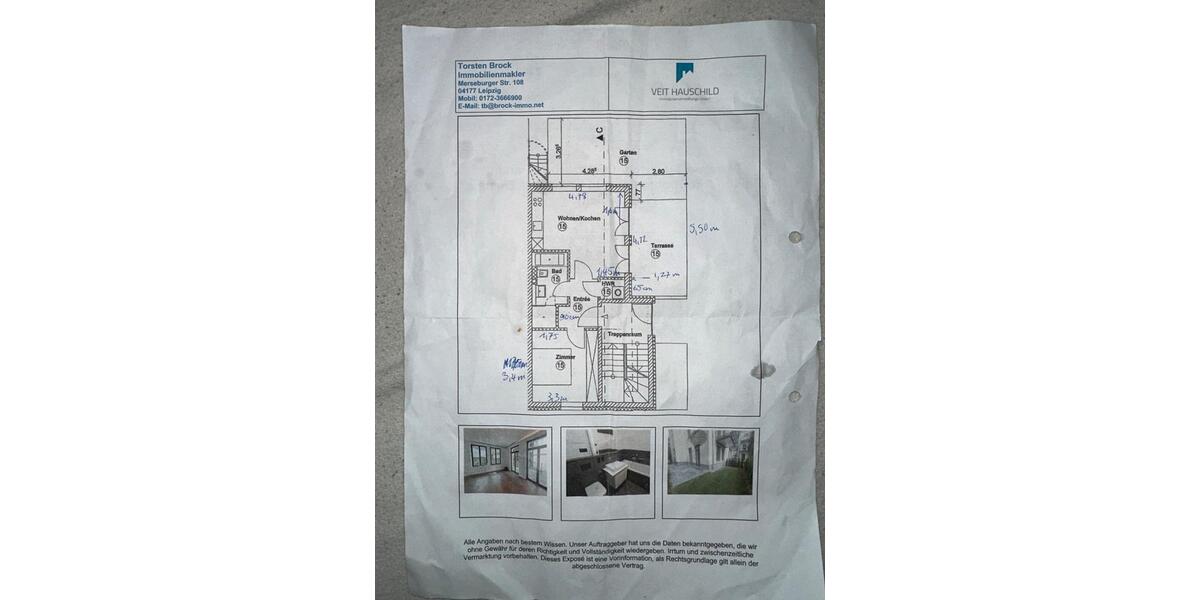 Erdgeschoßwohnung Leipzig Süd - 1.5 Zimmer, 44 m&sup2;, 835&euro; | Angebot:25923552
