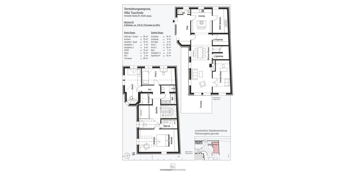 Maisonettenwohnung Leipzig Altwest - 5 Zimmer, 184 m&sup2;, 2.629&euro; | Angebot:26675781