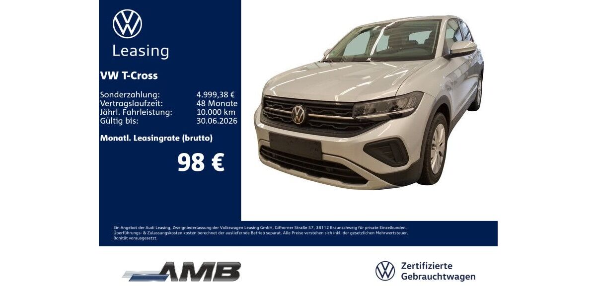 VW T-Cross 7.510 km 19.380 &euro; Borna 04552