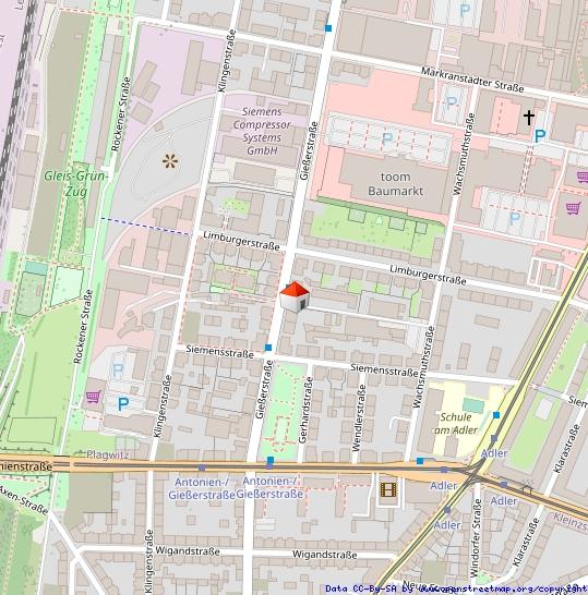 Etagenwohnung Leipzig Altwest - 2 Zimmer, 48 m&sup2;, 725&euro; | Angebot:26677018