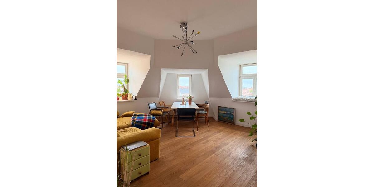 Dachgeschoßwohnung Leipzig Altwest - 3 Zimmer, 79 m&sup2;, 550&euro; | Angebot:26354879