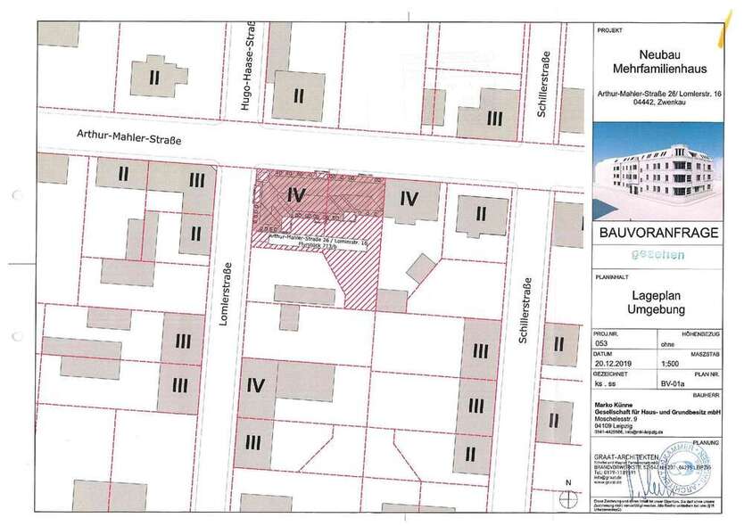 Grundstück mit Projektierung+positiver Bauvoranfrage für ca. 1.500 m² Wohnfläche zimmer
