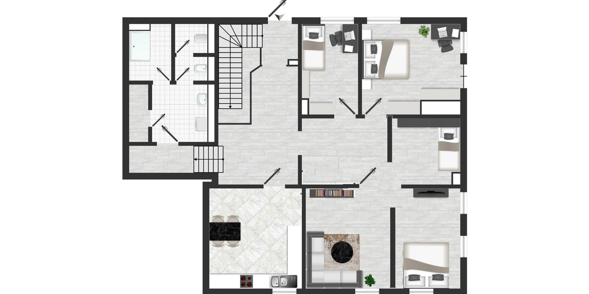 Maisonettenwohnung Delitzsch - 8 Zimmer, 196 m&sup2;, 1.186&euro; | Angebot:25758689