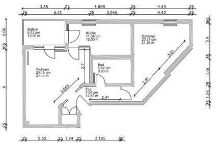 Wohnung Taucha - 2 Zimmer, 73 m&sup2;, 700&euro; | Angebot:27632449