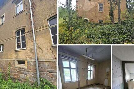 Charmante, unsanierte Altbau-Perle mit viel Potential in Markkleeberg! Kulturdenkmal, 6 WE, Keller, Nebengebäude 2 zimmer