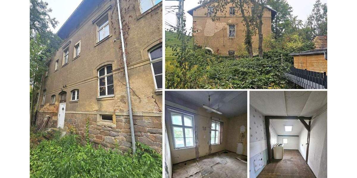 Charmante, unsanierte Altbau-Perle mit viel Potential in Markkleeberg! Kulturdenkmal, 6 WE, Keller, Nebengebäude 2 zimmer