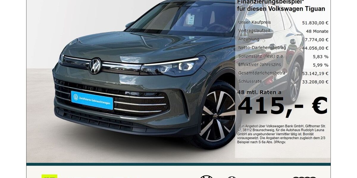 VW Tiguan 9.650 km 51.830 &euro; Leuna 06237