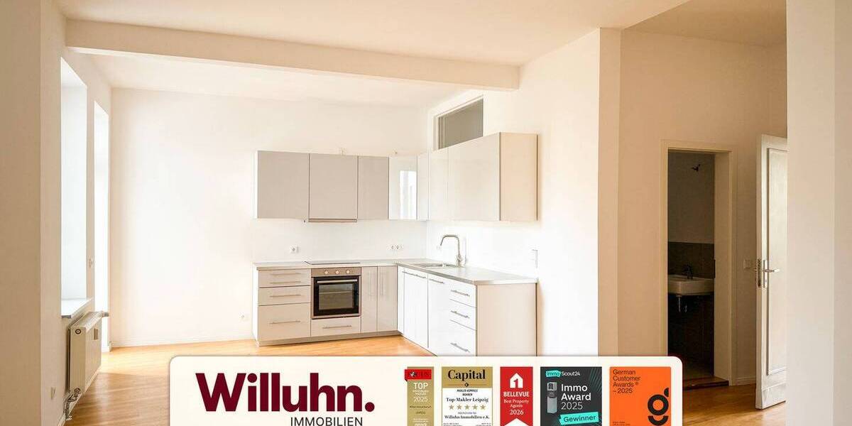Etagenwohnung Leipzig Möckern - 4 Zimmer, 104 m&sup2;, 1.400&euro; | Angebot:26891595