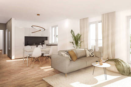 WUNSCHLOS GLÜCKLICH moderne 4-Raum-Wohnung mit exklusiver Ausstattung Terrasse & barrierefrei 4 zimmer