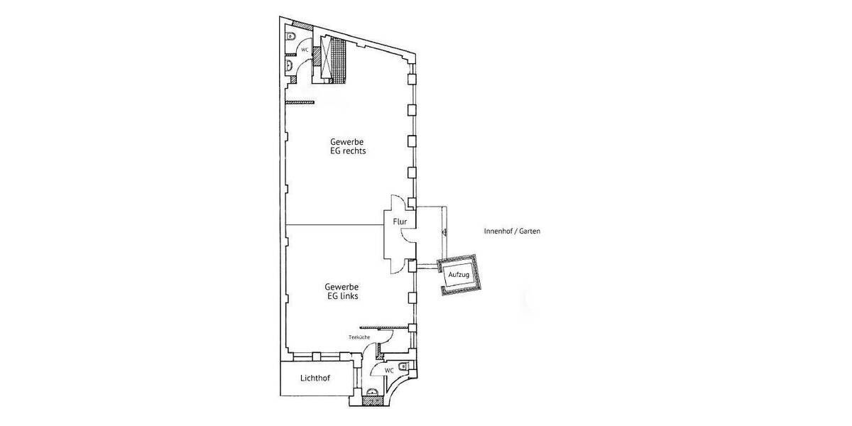 IMMOBILIENPAKET MIT ENTWICKLUNGSPOTENZIAL 8 Gewerbeeinheiten im Leipziger Zentrum zimmer