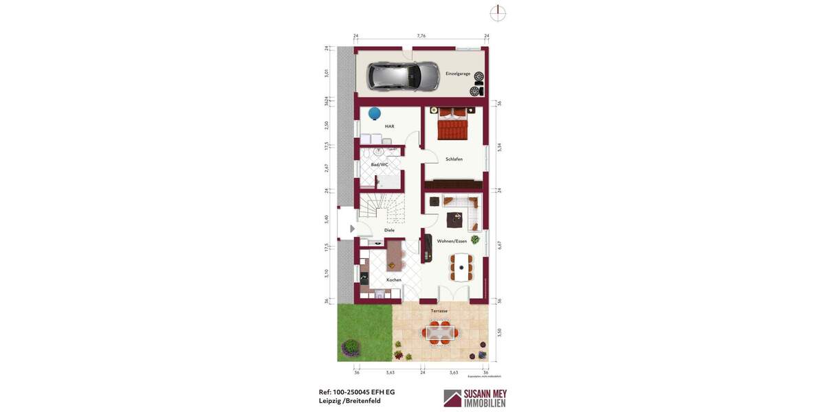 Einfamilienhaus Leipzig Lindenthal - 5 Zimmer, 152 m&sup2;, 817.000&euro; | Angebot:25835163