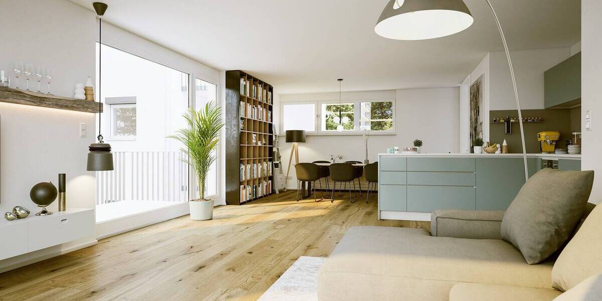 Etagenwohnung Leipzig Eutritzsch - 2 Zimmer, 57 m&sup2;, 295.000&euro; | Angebot:25685583