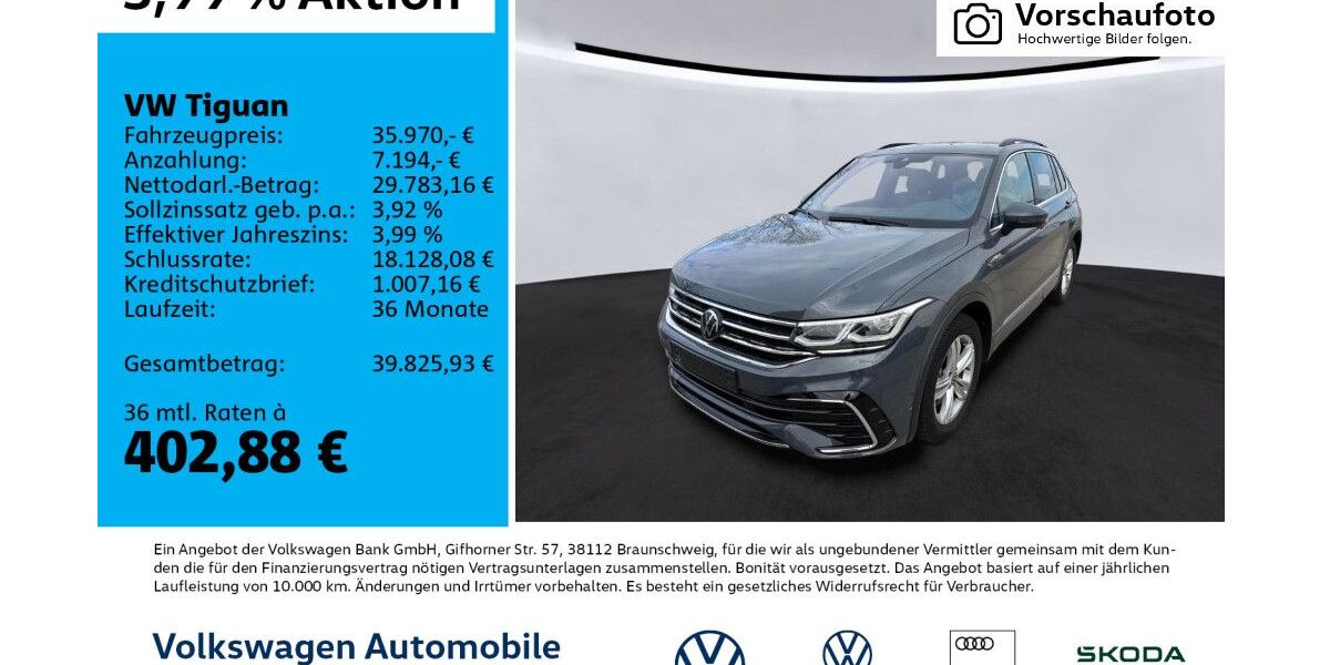 VW Tiguan 42.998 km 35.970 &euro; Leipzig 04277