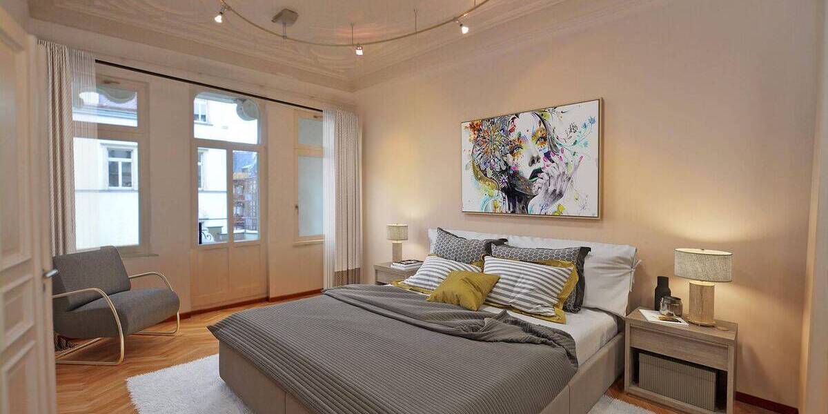 Etagenwohnung Leipzig Zentrum-Nordwest - 5 Zimmer, 147 m&sup2;, 590.000&euro; | Angebot:24486057