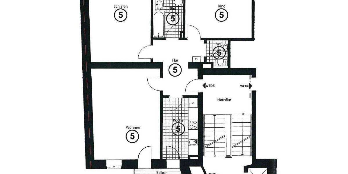 Etagenwohnung Leipzig Altlindenau - 3 Zimmer, 90 m&sup2;, 287.230&euro; | Angebot:26141205