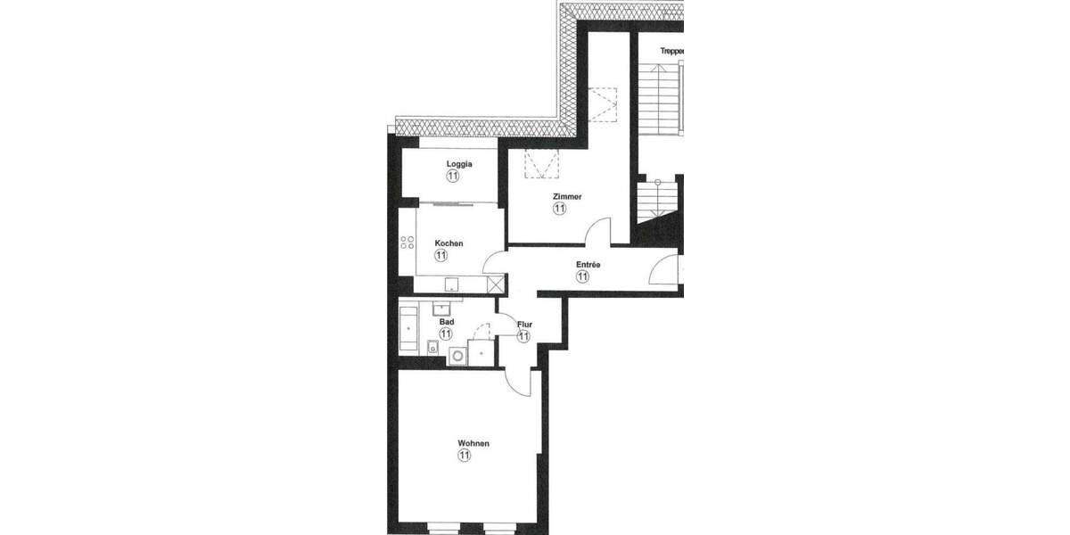 Jetzt aber! + Erstbezug mit Dachloggia + Parkett + FB-Heizung + Wanne & Dusche + LED-Licht 2 zimmer