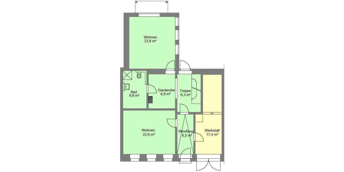 Einfamilienhaus Grimma - 5 Zimmer, 178 m&sup2;, 1.599&euro; | Angebot:26329157