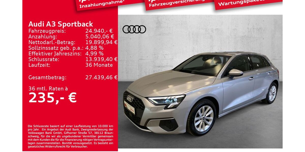 Audi A3 30.159 km 24.940 &euro; Leipzig 04129