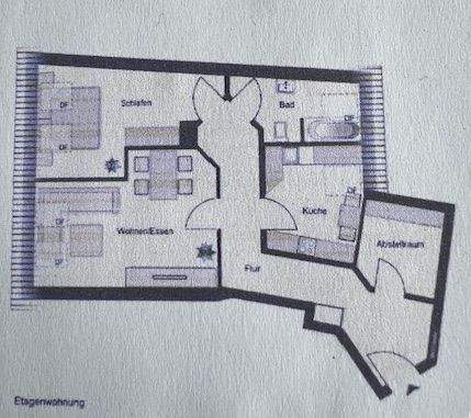 Etagenwohnung Wurzen - 2 Zimmer, 55 m&sup2;, 53.000&euro; | Angebot:25662571