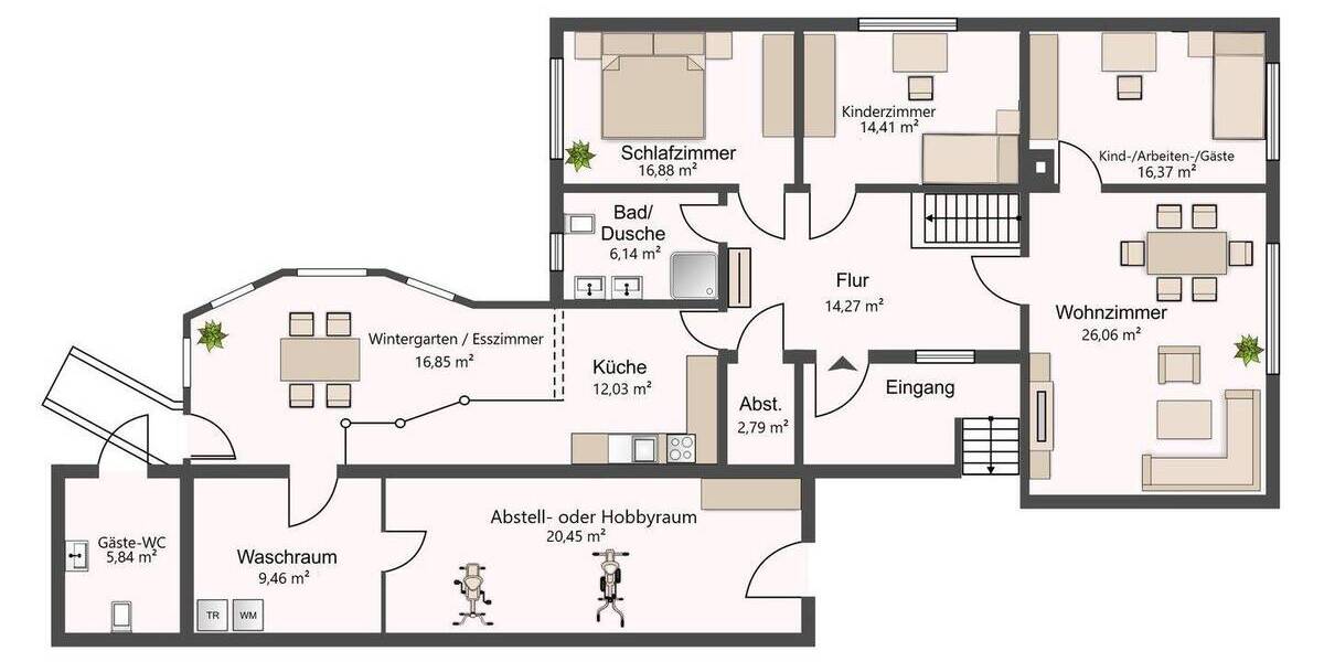 Bungalow Leipzig Baalsdorf - 5 Zimmer, 184 m&sup2;, 595.000&euro; | Angebot:26916655
