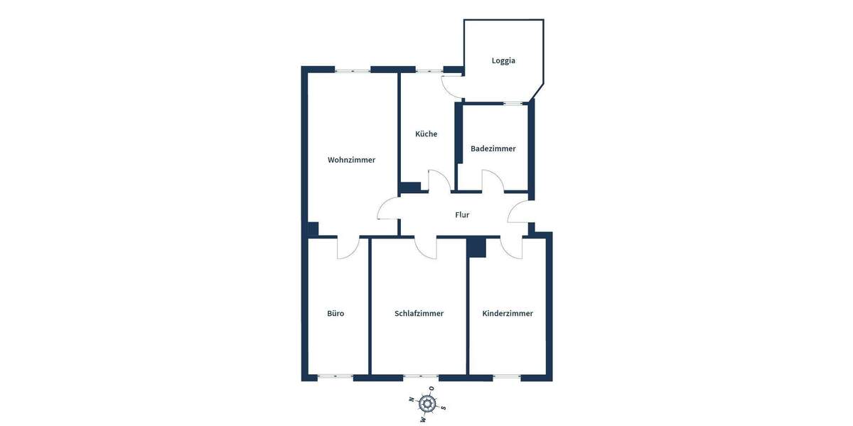 Etagenwohnung Leipzig Eutritzsch - 4 Zimmer, 81 m&sup2;, 340.000&euro; | Angebot:25644775