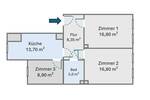 Etagenwohnung Leipzig Altlindenau - 3 Zimmer, 70 m&sup2;, 239.000&euro; | Angebot:26902809