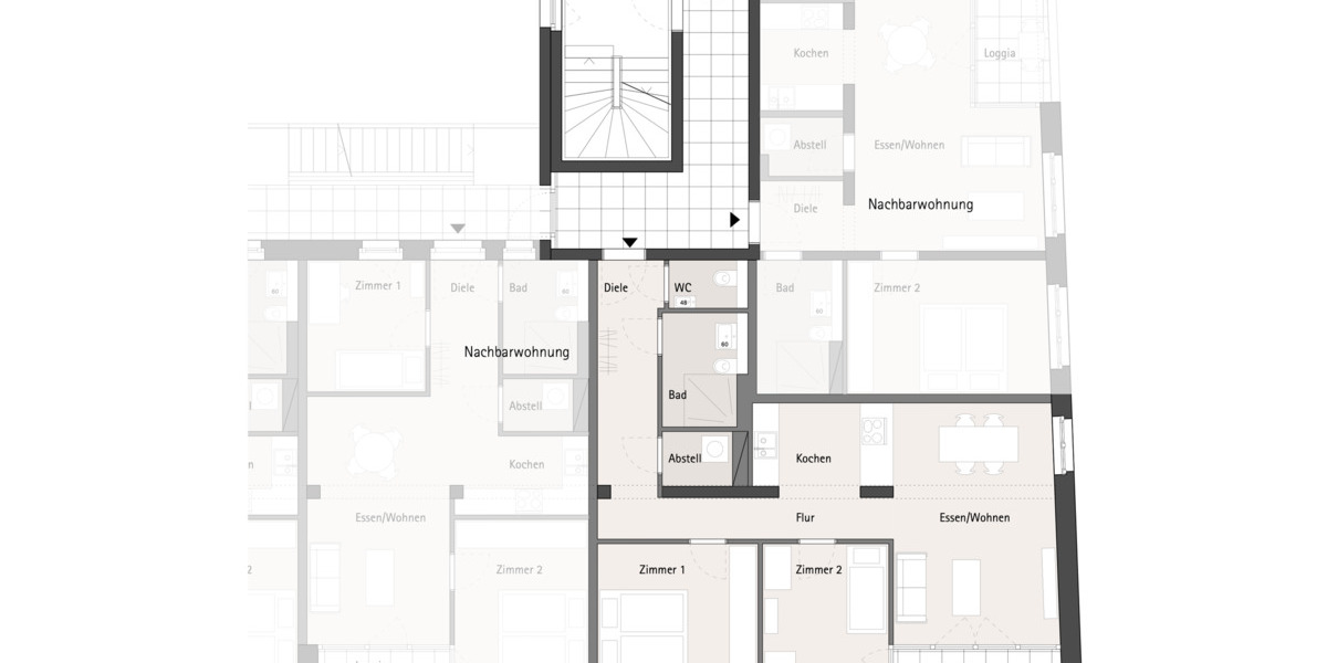 Etagenwohnung Leipzig Sellerhausen-Stünz - 3 Zimmer, 394.100&euro; | Angebot:25800598