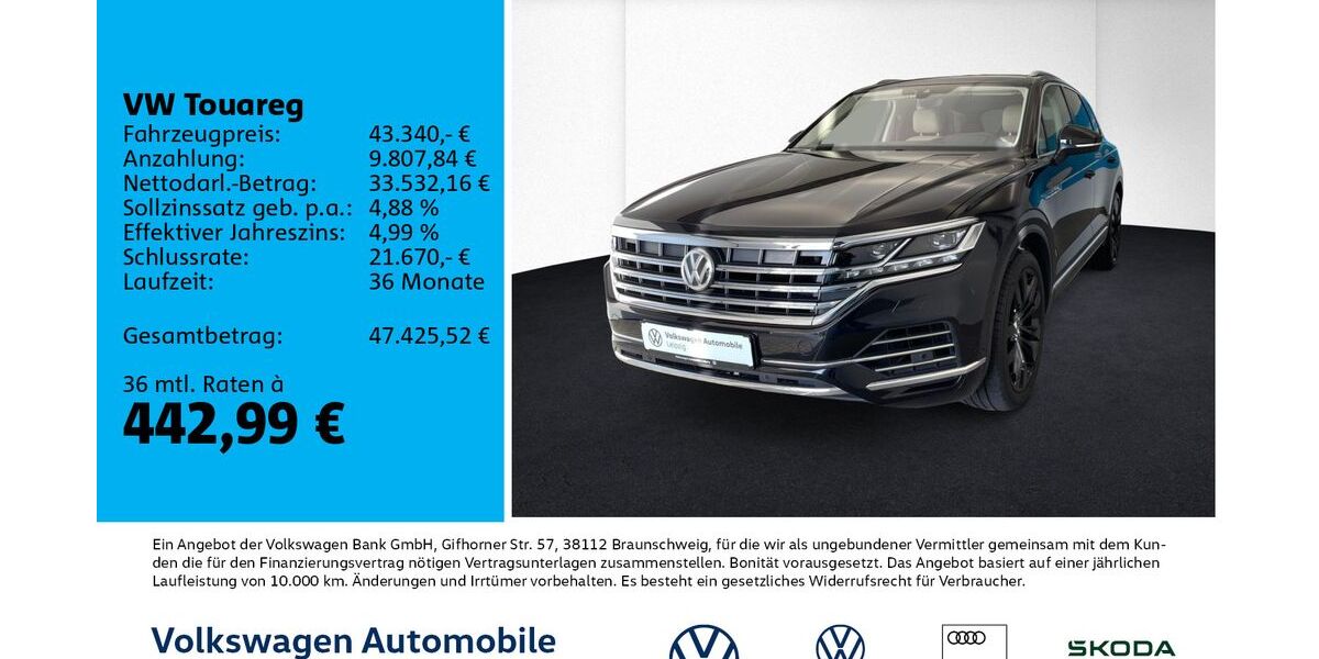 VW Touareg 74.623 km 43.340 &euro; Leipzig 04277