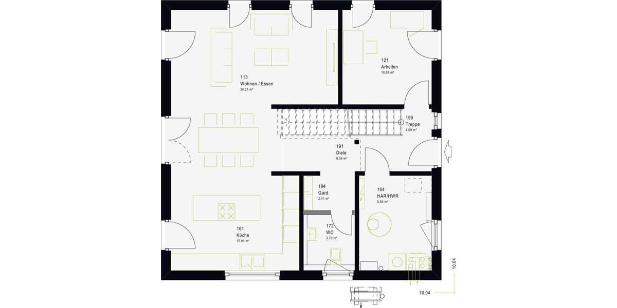 Einfamilienhaus Leipzig Wiederitzsch - 5 Zimmer, 155 m&sup2;, 441.000&euro; | Angebot:25679503