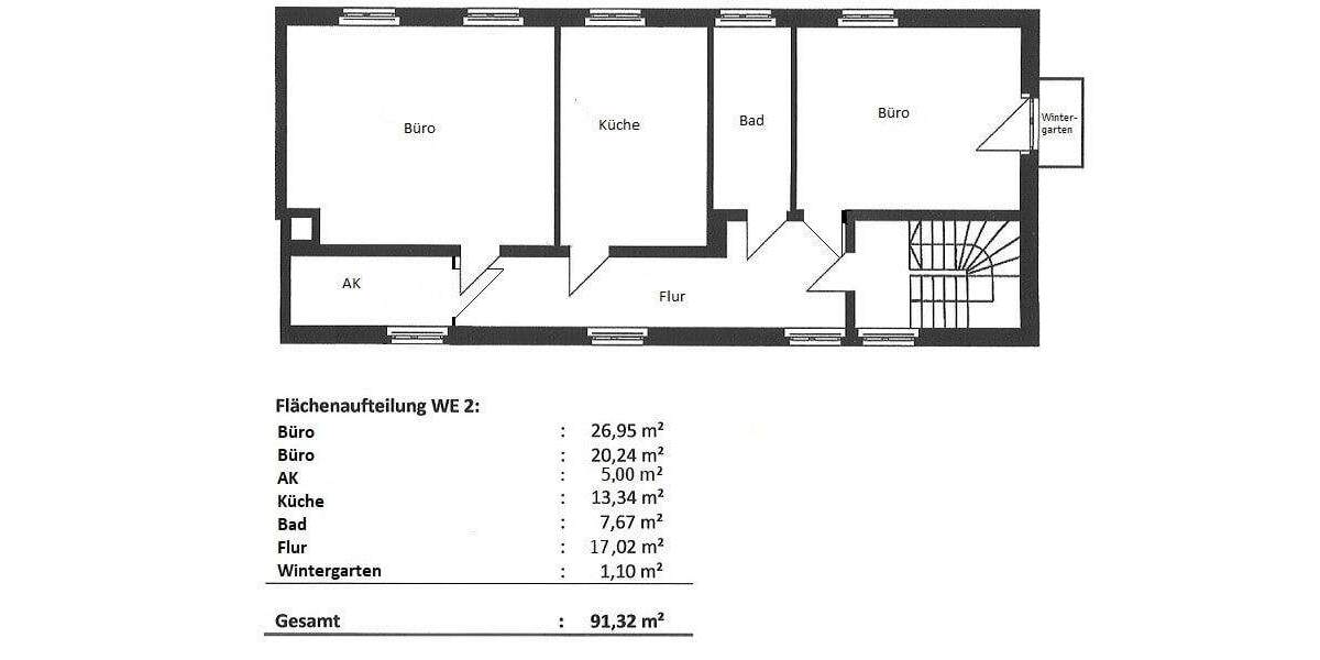 Repräsentative Bürofläche direkt am Markt 2 zimmer