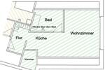 Dachgeschoßwohnung Schkeuditz - 1 Zimmer, 42 m&sup2;, 419&euro; | Angebot:26195911