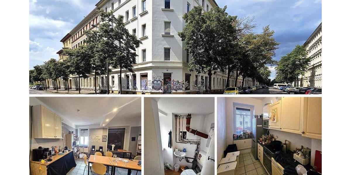 Verkaufs-Ladenfläche im san. Altbau mit gr. Schaufensterfront, EBK, Außenjalousien, WC, Keller 2 zimmer