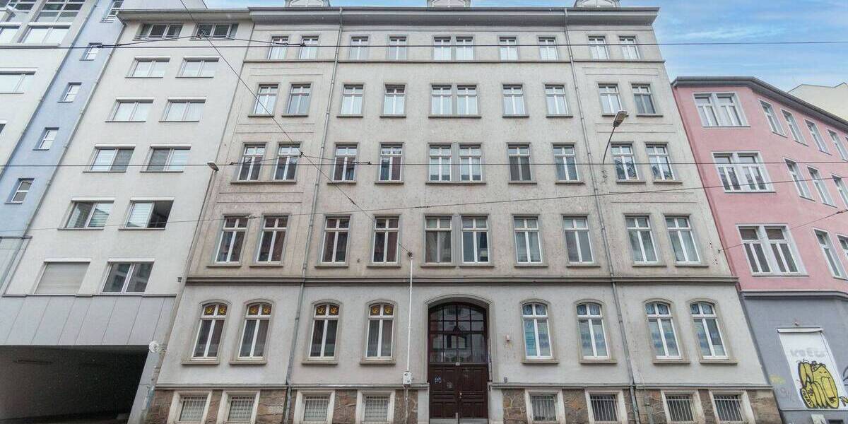RARITÄT IM LEIPZIGER ZENTRUM Vermietete 2-Raum-Wohnung mit offener Wohnküche, Gäste-WC & Aufzug 2 zimmer