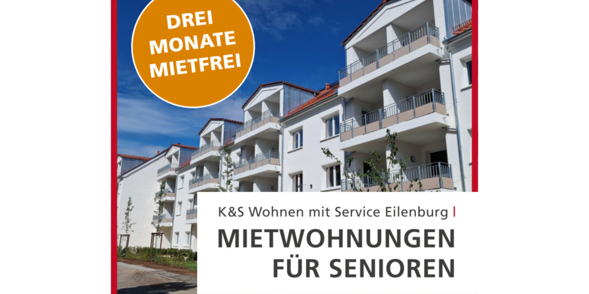 Seniorengerechtes Wohnen mit Service in Eilenburg-Ost 2 zimmer