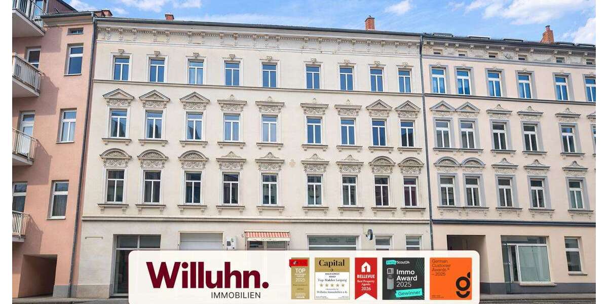 Etagenwohnung Leipzig Mitte - 3 Zimmer, 60 m&sup2;, 155.000&euro; | Angebot:26390701