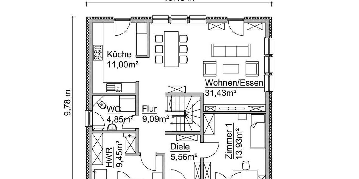 Einfamilienhaus Wiedemar - 5 Zimmer, 159 m&sup2;, 458.490&euro; | Angebot:26903188