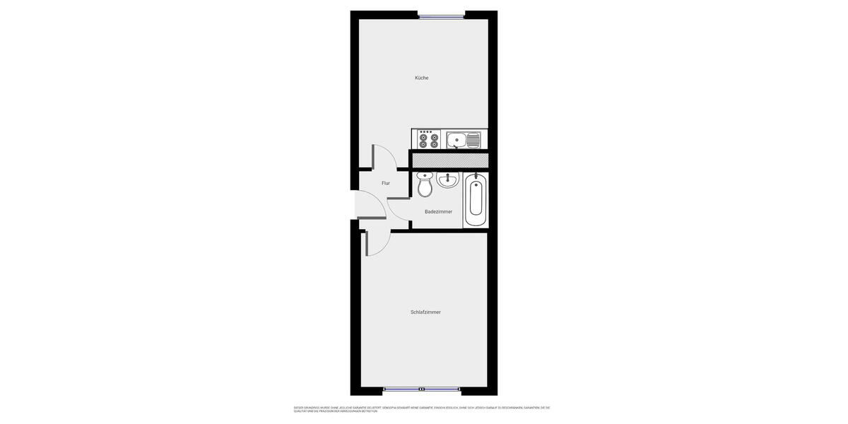 Etagenwohnung Leipzig West - 1 Zimmer, 39 m&sup2;, 393&euro; | Angebot:26491694