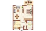 Etagenwohnung Bad Dürrenberg - 2 Zimmer, 41 m&sup2;, 188&euro; | Angebot:26675310