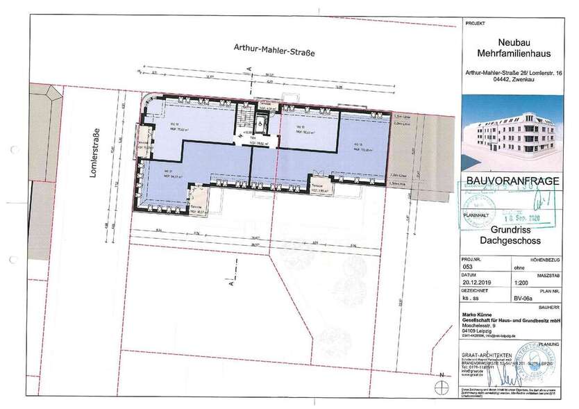 Grundstück mit Projektierung+positiver Bauvoranfrage für ca. 1.500 m² Wohnfläche zimmer